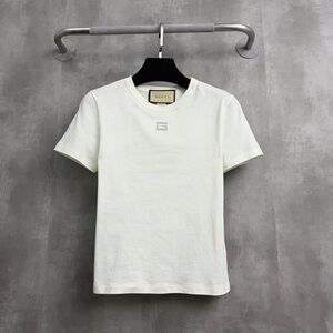 ♨️steal Authentic Gucci Ivory Short Sleeve woMen's Tee